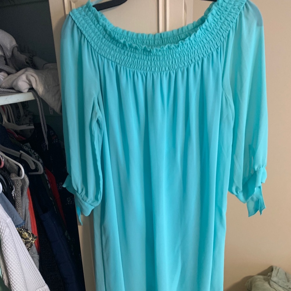 Off shoulder shift.